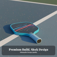 Fiberglass Pickleball Paddle Wide Sweet Area Lightweight Pickleball Racket High Elasticity Ergonomic Grip for Beginners, Outdoor