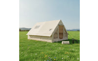 Large Inflatable Tent with Chimney Port Jack Heavy-Duty Inflatable Cabin Tent Long-Lasting Portable for Families