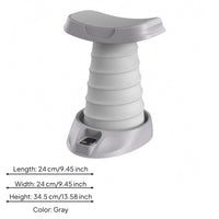 Molded Plastic Push-up Assist Assistant Ribbed Column Freestanding Push-up Stand Matte Finish Exercise Handles Curved Top for Floor Use