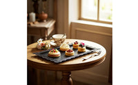 Iron Serving Tray Decorative Platter Easy to Clean for Home Entertaining, Hosts