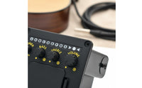 Acoustic Guitar Tone Control Tuner Easy to Install Guitar Tuner Preamp Powered Instrument Accessory for Stage, Practice