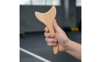 Polished Wooden Scraping Board Relaxing Y-Shaped Massage Tool Stress-Relief Gua Sha Board Anti-Cellulite for Masseuses, Athletes, Home