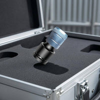Knurled Drill Adapter Head Metal Alloy Telescopic Bit Adapter Compact Drill Bit Extender Black and Blue