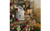 European Design Letterbox Enchanting Design Wall Mount Iron Mailbox Vintage Wall Mailbox Lockable Antique Design Letterbox