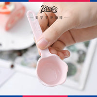 Bincoo Geisha Flower Coffee Bean Measuring Spoon, 10g, Short and Long Handle