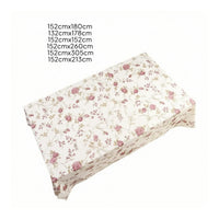 PVC Tablecloth with Flannel Backing Oilproof for Kitchen