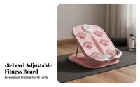Anti-Slip Design Adjustable Calf Stretcher Portable Incline Stretching Board Heavy Duty Leg Stretching Machine Padded Heel Rest for Students, Beginners, Athletes, Home Gym, Physical Rehabilitation, Office