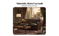 3-Seater Vintage Sofa retro Retro design Lounge Seating Down Feather Filling Couch for Hospitality Business Owners, Adults, Cigar Bar, Villa, Office