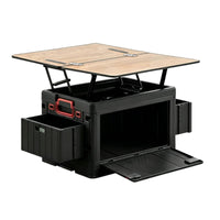 Folding Car Trunk Storage Table Large Capacity Camping Table Storage Box with Lid for Outdoor Travel