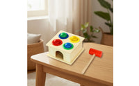Wooden Pounding Toy Classic Wooden Mallet Compact for Infants