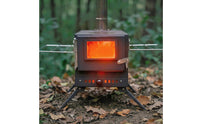 Foldable Legs Portable Wood Heater Ash Box Folding Camp Heater Multifunctional for Picnic