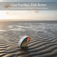 Premium 8-Strand PE Braided Fishing Line for Long Casting, Super Smooth & Abrasion Resistant