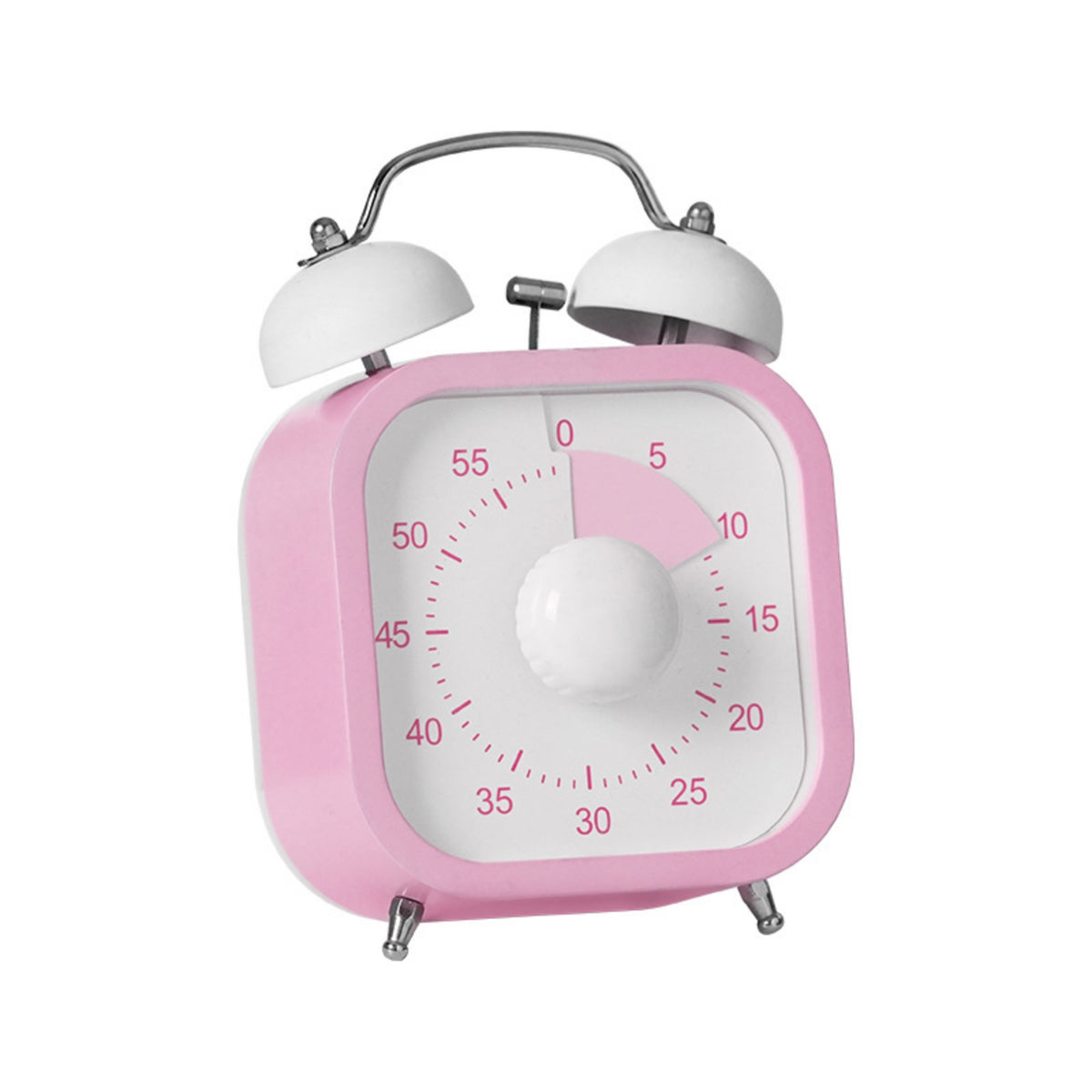 Easy to Use Mechanical Kitchen Timer Portable Kitchen Timer with Alarm Compact Clear for Teachers, Study Desk