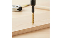 50 Pieces Zinc-Plated Double-Headed Screws Corrosion-Resistant Self-Tapping Screws Easy Installation Fasteners Long-Lasting for Woodworkers, Furniture Assembly