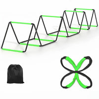 Foldable Agility Ladder with Storage Bag Thickened Agility Ladder with Carry Bag Reinforced Portable for Athletes, Coaches, Coordination Exercises, Home Gym