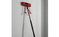 Rectangular Head Telescopic Water-Fed Brush Dense Bristles Solar Panel Cleaning Brush Extendable Water Fed Pole Cleaner No Ladder Use for Photovoltaic Panels