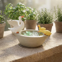 Planter Decorative Ornament -Shaped Flower Pot Waterproof Animal Planter for Courtyard