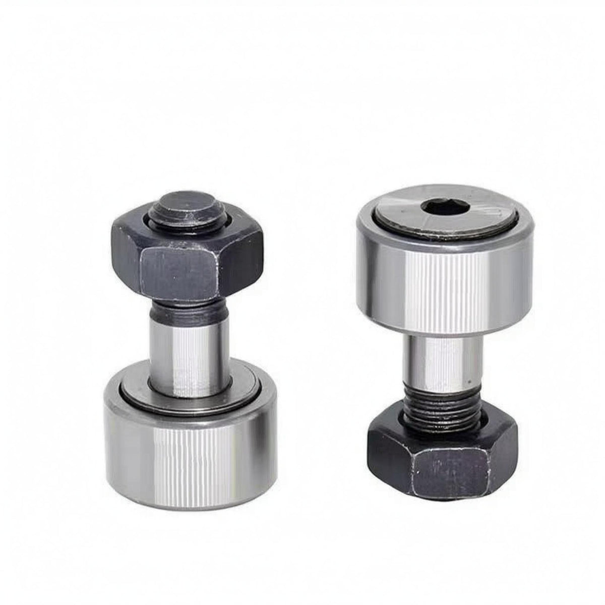 Needle Roller Cam Follower Silver and Black Cam Follower Bearing Stud Mounted Roller Bearing Corrosion Resistant
