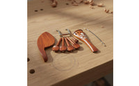 Violin Chinrest Tailpiece Pegs Set Flower Inlay 4/4 Violin Fittings Set for Violinists