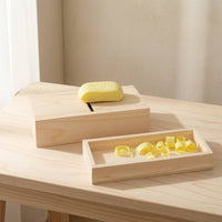 Wooden Soap Trimmer with Drawer Natural Wood for Home Workshop