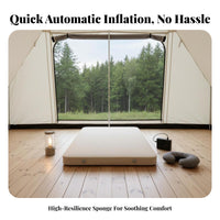 Cheese& Design Air Mat automaticInflating Sleeping self-inflating sleeping pad quick Inflation Inflatable Mattress for Campers, outdoorsingers, Hiking, outdoorsing, outdoorsdoor meal