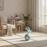 Self-Rolling Automatic Cat Toy Ball Smart Interactive Cat Toy Ball Hands-Hands-off Indoor for Kittens
