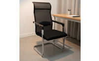 Cantilever Frame Office Chair Modern Minimalist Mesh Back Sled Base Chair Ergonomic Computer Armchair for Students, Conference Room, Reception Area