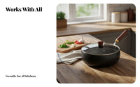 Carbon Steel Wok Uncoated Chinese Wok Kitchen Cookware Professional Grade Non-Stick for Beginners