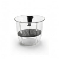 Transparent Self-Watering Plant Pot Plastic Plant Pot with Self-Watering Structure Indoor Flower Planters Lightweight for Gardeners, Windowsill, Desk