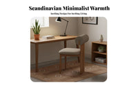 Cylinder Rearrest Chair Nordic Look Household Furniture Modern Minimalist Design Sturdy Construction for Interior Decorators