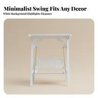 1:12 Scale Miniature Sleek Oscillation Finish Wooden Dollhouse Swing Vintage Design for Hobbyists, Diorama