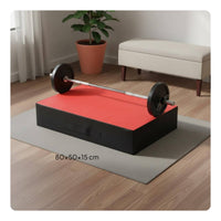 2 Pieces Shock Absorbing Barbell Drop Pad Noise Reducing Weightlifting Drop Pad Sound Deadening Weightlifting Crash Cushion Vibration Dampening for Weightlifters, Powerlifters