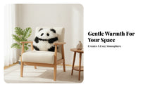 Soft Cushion Black and White Round Cushion Decorative Soft Toy for Sofa