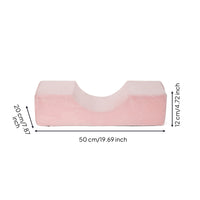 Ergonomic Eyelash Extension Pillow Non-Slip Lash Pillow Supportive Removable for Esthetician