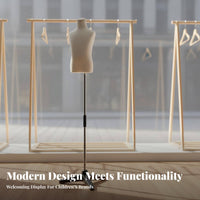 Stable Base Kids Clothing Display Stand Lightweight Kids Clothing Display Form Easy to Assemble Child Mannequin Torso Decorative for Boutique Owners, Online Sellers, Window Displays, Retail Boutiques, Showrooms, Photography Studios