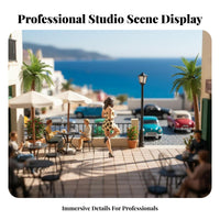 Miniature Photo Studio Lamp Realistic Intricacy 1:64 Scale Miniature Scene Accessory 1:64 Scale Miniature Scene Prop Highly