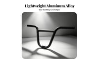 Mountain Bike Riser Handlebar 25.4 Mm Clamp Mountain Bike Handlebar Aluminum Alloy Wide