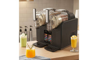 Fast-Freezing Two-chamberCylinder Slush Machine Compact Slushie Machine Easy-to-Clean Slushy Maker for Small Businesses