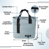 Insulated Lunch Box for, Lunch Container Tote Bags, Thick Thermal Layer Food Carrier, Portable Lunch Box Women, Cool Bag for Picnics