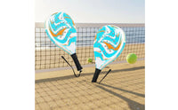 Mesh Racket Sport Racket Lightweight Bounce Racket Sport Paddle Padel Racket Set Long-Lasting Shock Absorbing for Beginners