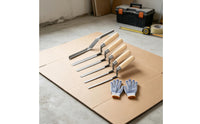 6 Pieces Tuck Pointing Trowel Lightweight Pointing Trowel Tapered Brick and Mortar Joint Tool for Masons, Home Improvers, Masonry Repair