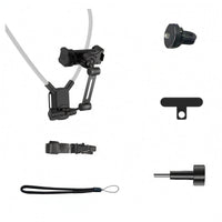 Stable Clamp First-Person Filming Mount Articulated Arm Neck-Mounted Support Bracket