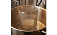 Fine Mesh Hop Strainer Basket Cylindrical Hop Filter Basket Rigid Support Supports Brew Accessory Open Top