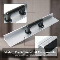 Wall Corner Sander Aluminum Alloy 90-Degree Corner Sander Compact Hook-and-Loop Backing