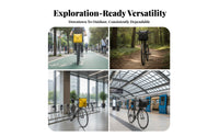 Waterproof Electric Bike Storage Bag | Side Mounting Straps, Front Handlebar Bag with Buckle Closure, for Commuting