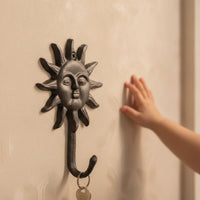 Cast Iron Wall Hook Farmhouse Decorative Hook Hard-Wearing Construction for Hallway