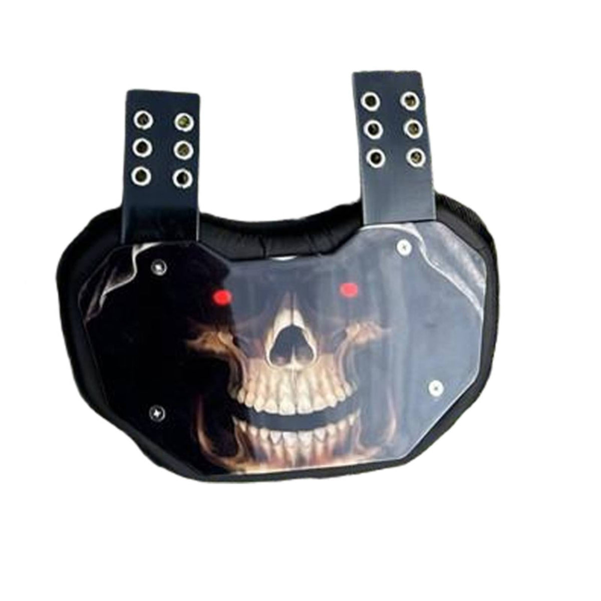 Football Back Protector Impact-Absorbing Football Backplate Lightweight Pad for Adults