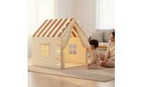 Safe and Kids Play Tent House Large Space Princess Castle Tent Portable Indoor Play Castle Sturdy Metal Frame for Toddlers