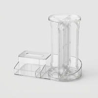 Coffee Capsule Holder, Clear Acrylic Freestanding Pod Stand, Rotating Storage Rack for Kitchen Counter, Organizer for Office
