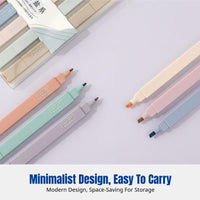 Pastel Double-Ended Highlighter Set, Soft Color Markers for Students, Boxed